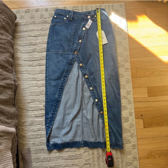 Gap x Cult Gaia Asymmetrical Denim Skirt - Picture 4 of 8